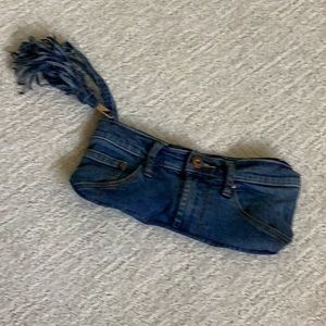 Wrangler Denim Wristlet with Tassel